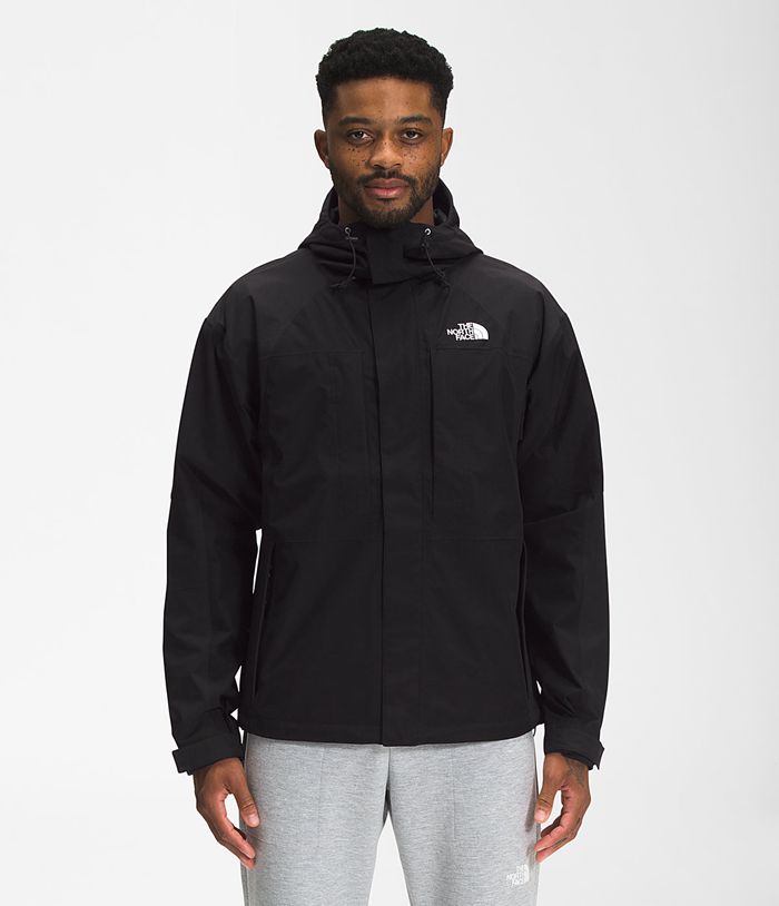 Chubasquero The North Face Hombre Negras 2000 Mountain 46375HXLQ